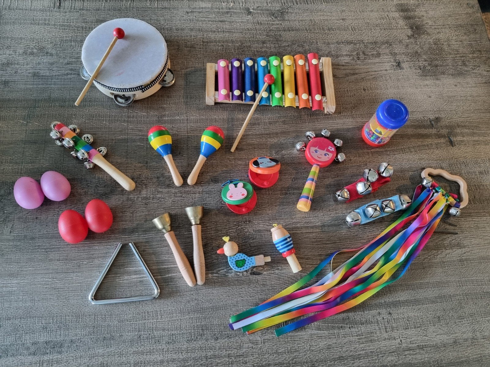 muziekinstrumenten voor kinderen 21 delig, Ophalen of Verzenden, Gebruikt, Jongen of Meisje