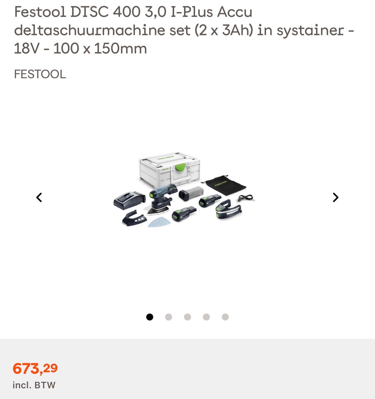 Foto 5 van Festool schuurmachine