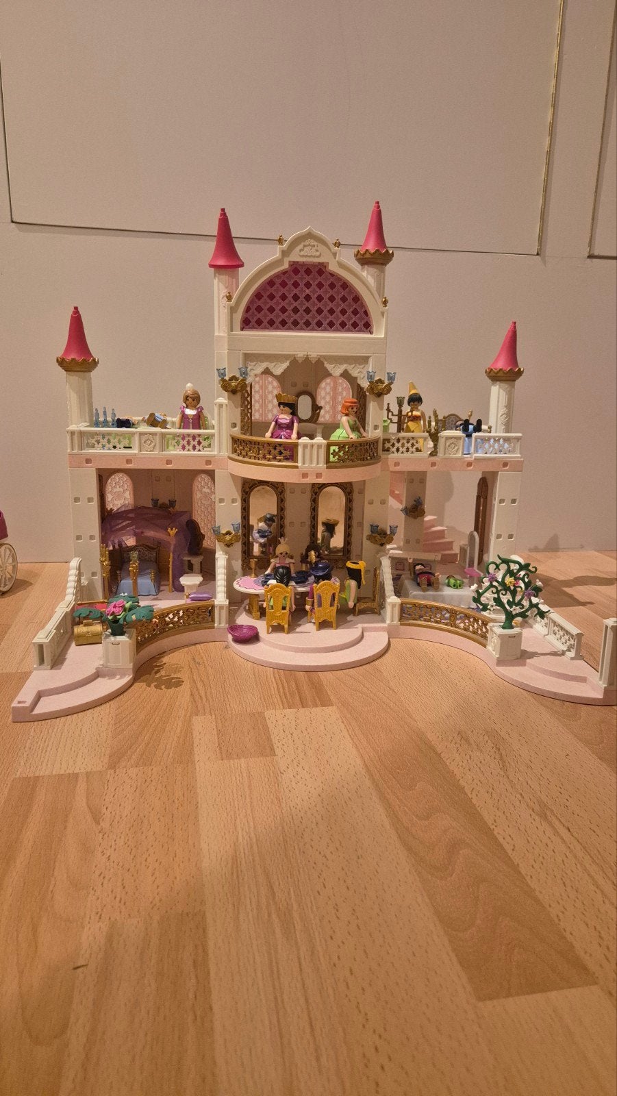 Playmobil sprookjes kasteel met koets en figuren, Kinderen en Baby's, Speelgoed | Playmobil, Gebruikt, Losse onderdelen, Kasteel/Fort
