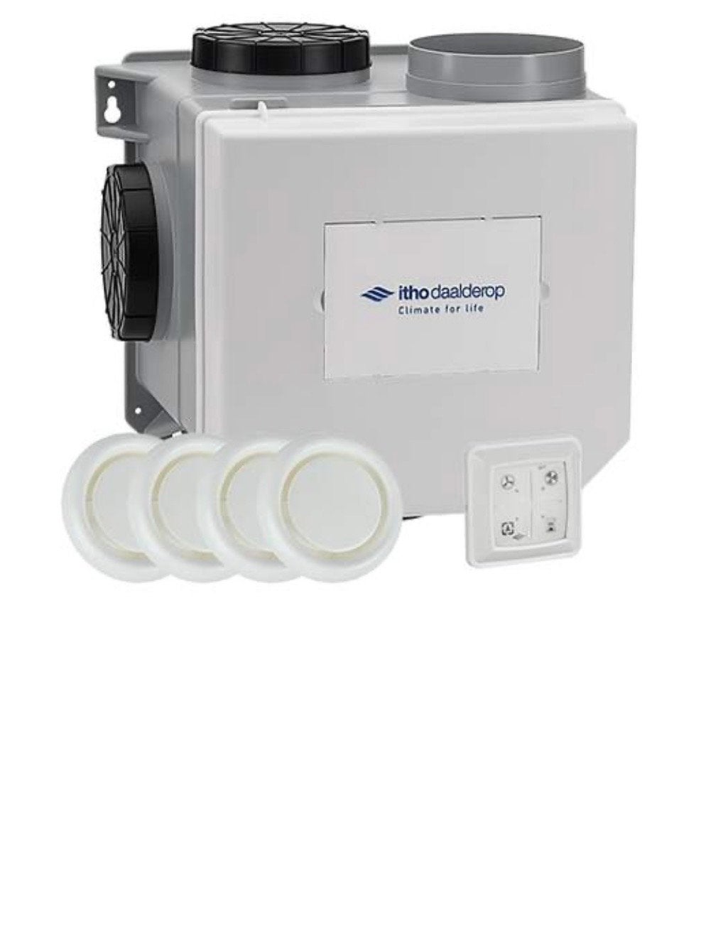 Itho Daalderop CVE-S ECO Ventilatiepakket met Vochtsensor, Doe-het-zelf en Verbouw, Ventilatie en Afzuiging, Ophalen of Verzenden
