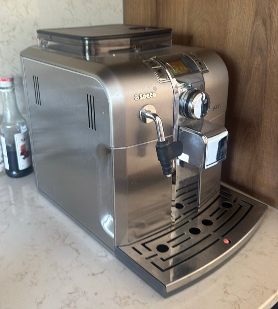 Saeco Syntia vol automatisch koffie zet apparaat, Witgoed en Apparatuur, Ophalen, Gebruikt, Espresso apparaat, Koffiebonen
