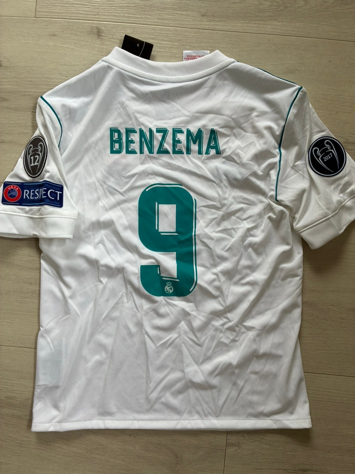Origineel Real Madrid/ Benzema maat 140, Ophalen of Verzenden, Nieuw
