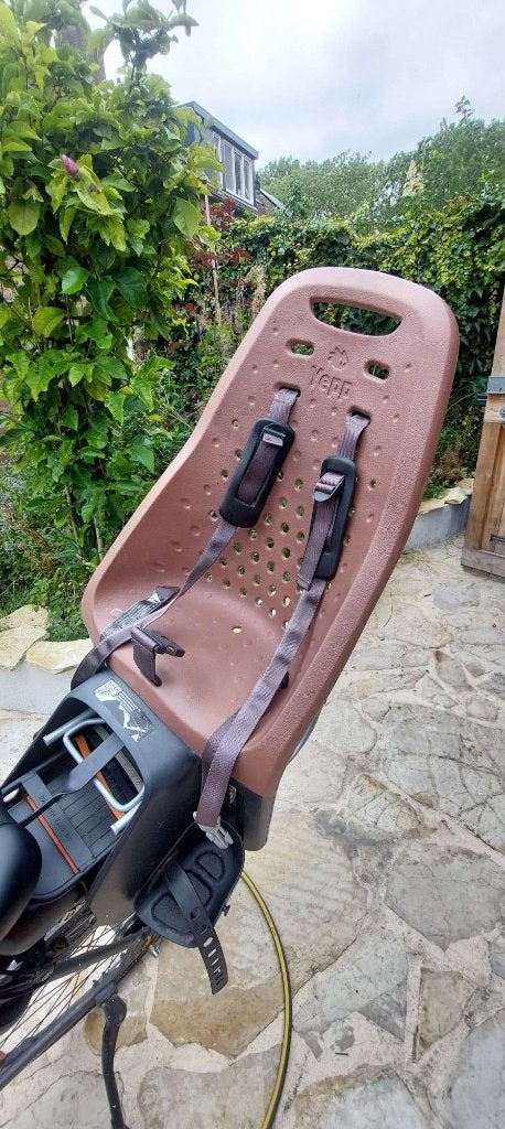 achterfietszitje yeep maxi, Fietsen en Brommers, Ophalen, Achterzitje, 9 t/m 18 kg, Thule Yepp