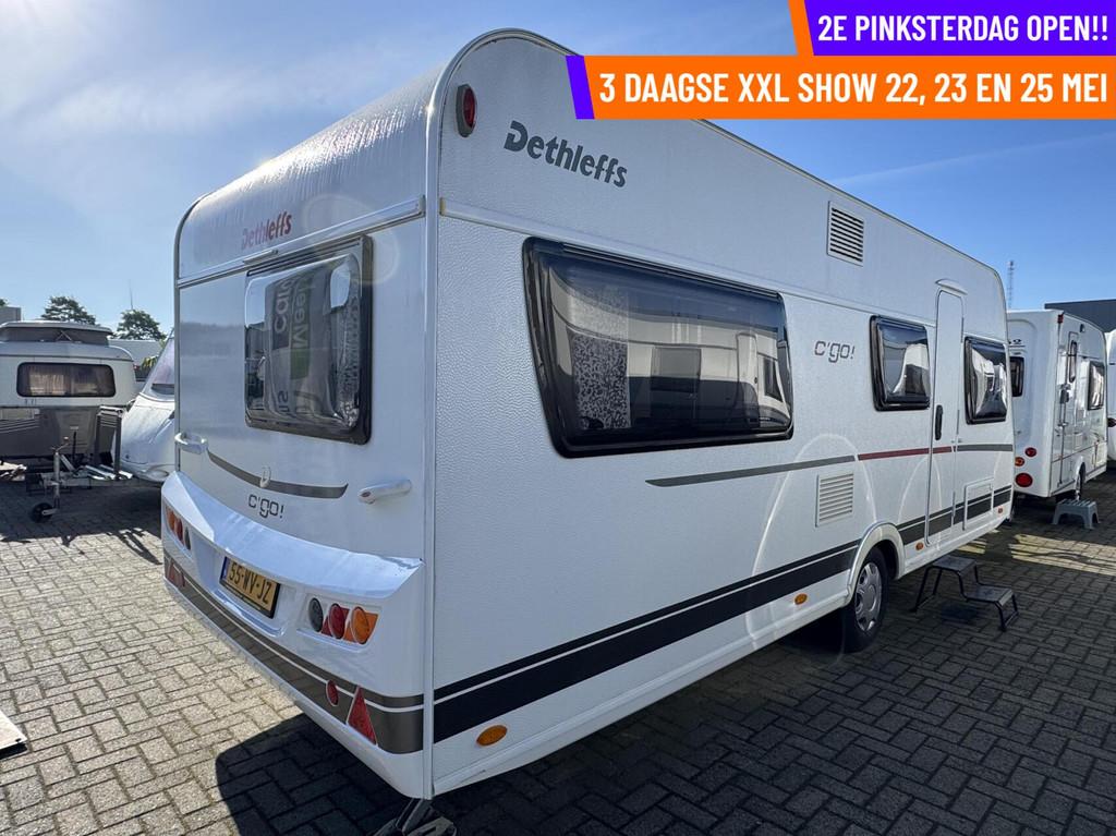 Dethleffs C'Go 515 RK, STAPELBED, RONDZIT, TREINZIT,VOORTENT, Hordeur, Rondzit, 7 tot 8 meter, Bedrijf
