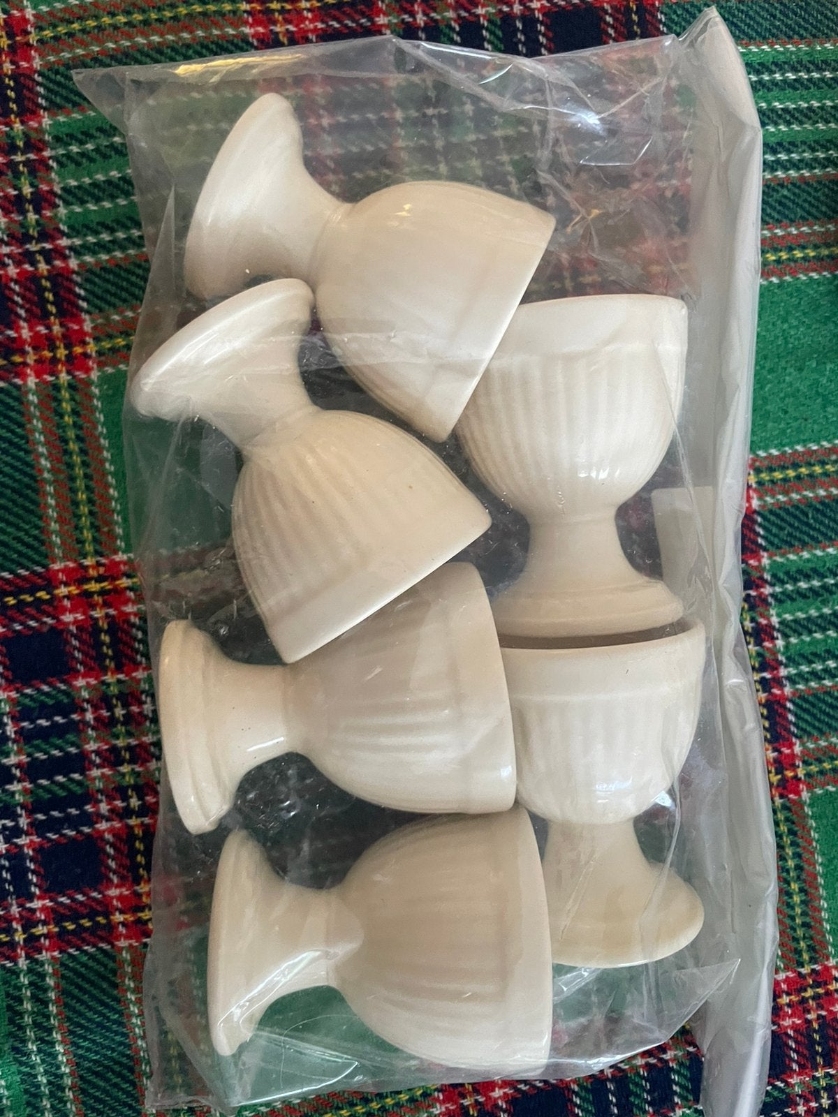 Wedgwood eierdopjes, Ophalen of Verzenden, Zo goed als nieuw, Porselein, Overige typen