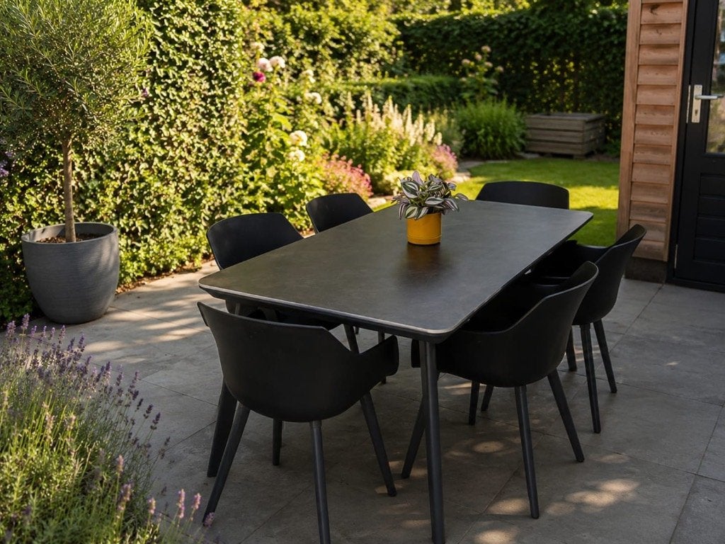 Dining tuinset van het merk Lifestyle met 6 stoelen, Tuin en Terras, Ophalen, ., 6 zitplaatsen, :