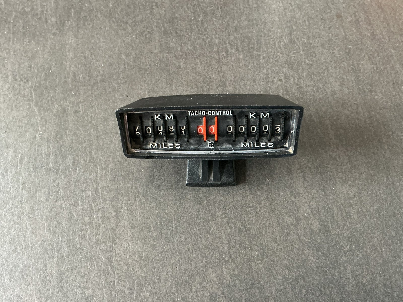 Tacho-control dubbele teller km/miles en benzine 3 telwerken, Ophalen of Verzenden, Gebruikt