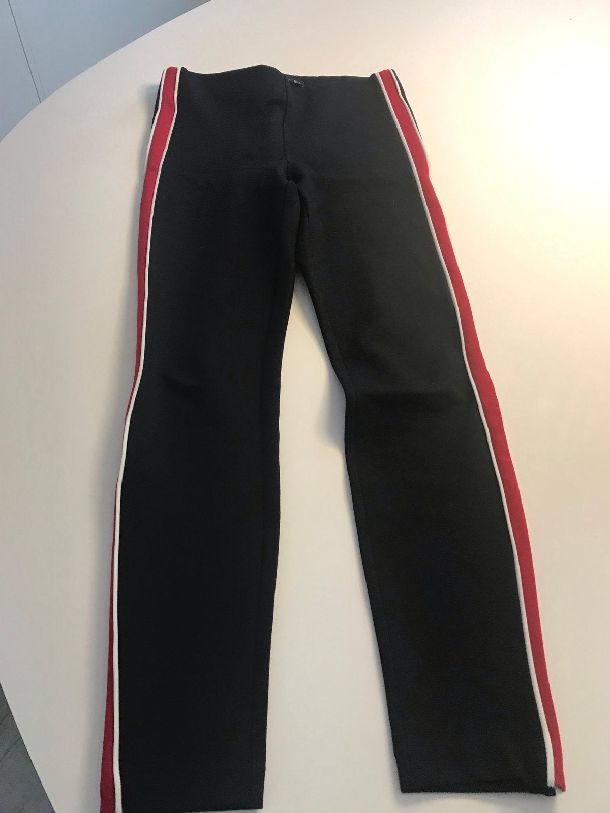 Zara Trf Collection Legging Zwart met Rode Streep Maat S, Zwart, Ophalen of Verzenden, Zo goed als nieuw, Maat 36 (S)