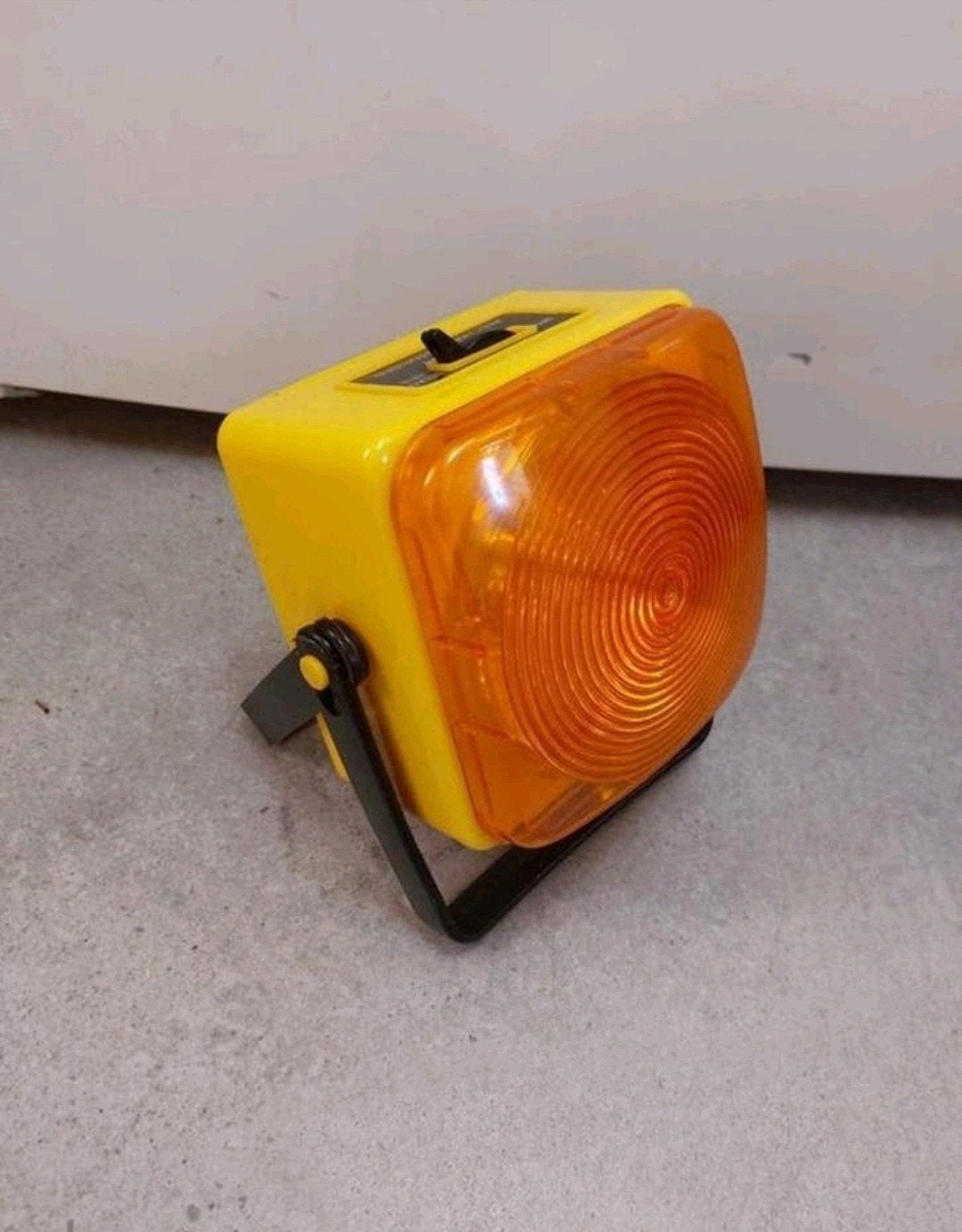 Waarschuwingslamp pechlamp obstakellamp werklamp vintage, Ophalen of Verzenden, Gebruikt