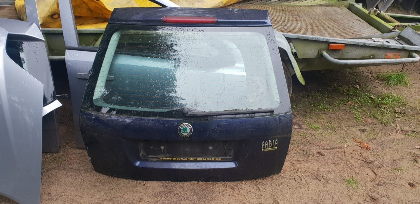 SKODA FABIA ACHTERKLEP BJ 2001 2006, Gebruikt, -, Ophalen of Verzenden, Achter