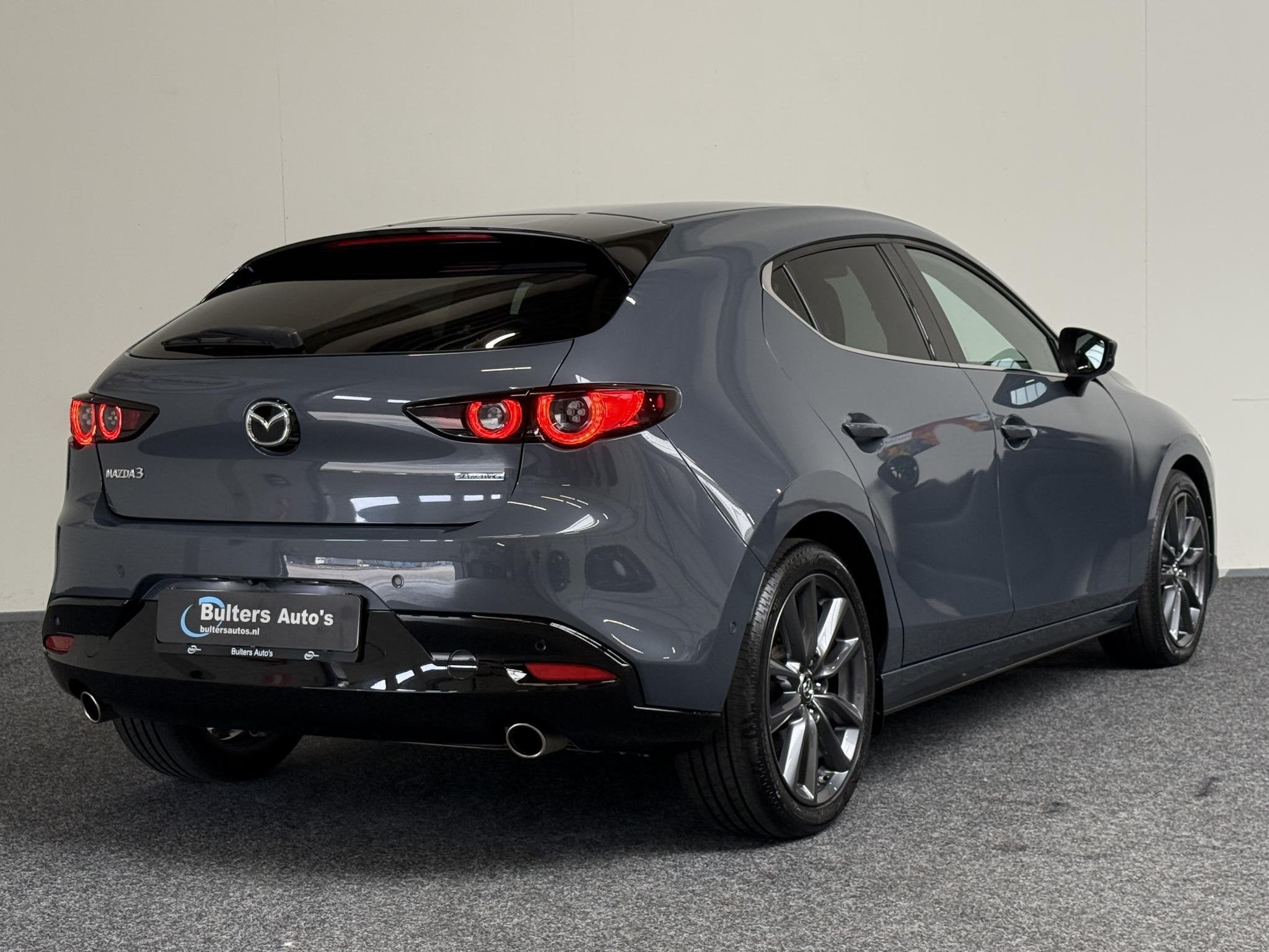 Mazda 3 2.0 e-SkyActiv-G M Hybrid 122 Luxury | 360CAM | TRHK, Auto's, Gebruikt, 4 cilinders, Blauw, 122 pk
