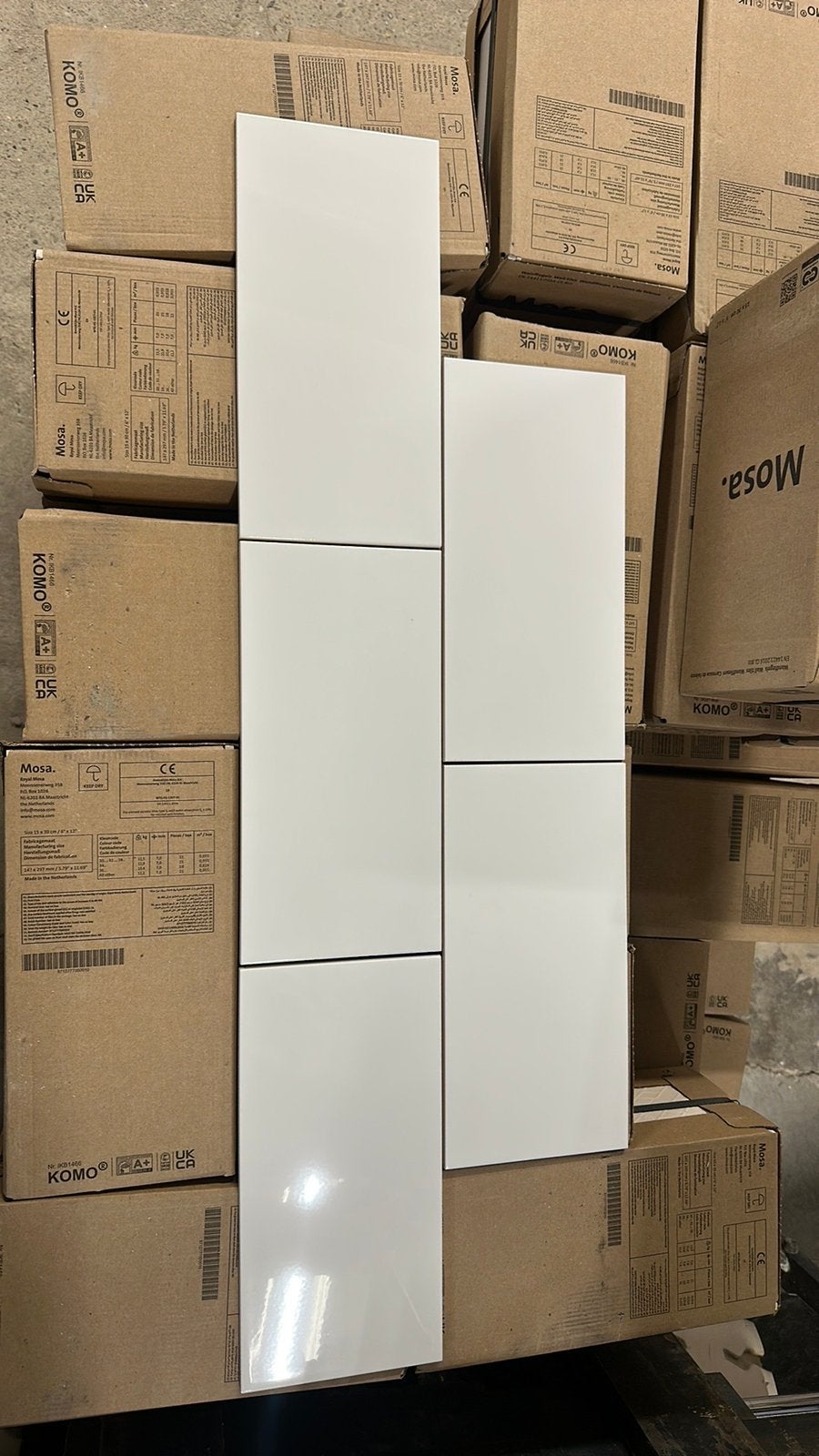 Mosa wandtegels 12,50m2, Ophalen, Nieuw, Minder dan 20 cm, 20 tot 40 cm