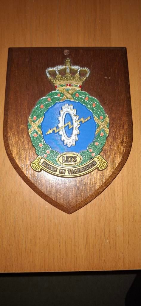 Wapenschild Koninklijke Luchtmacht LETS, Ophalen of Verzenden, Luchtmacht, Nederland, Embleem of Badge