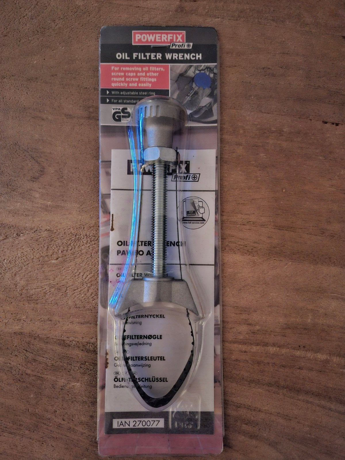 POWERFIX Profi Oliefiltersleutel - Nieuw in verpakking, Ophalen of Verzenden, Nieuw