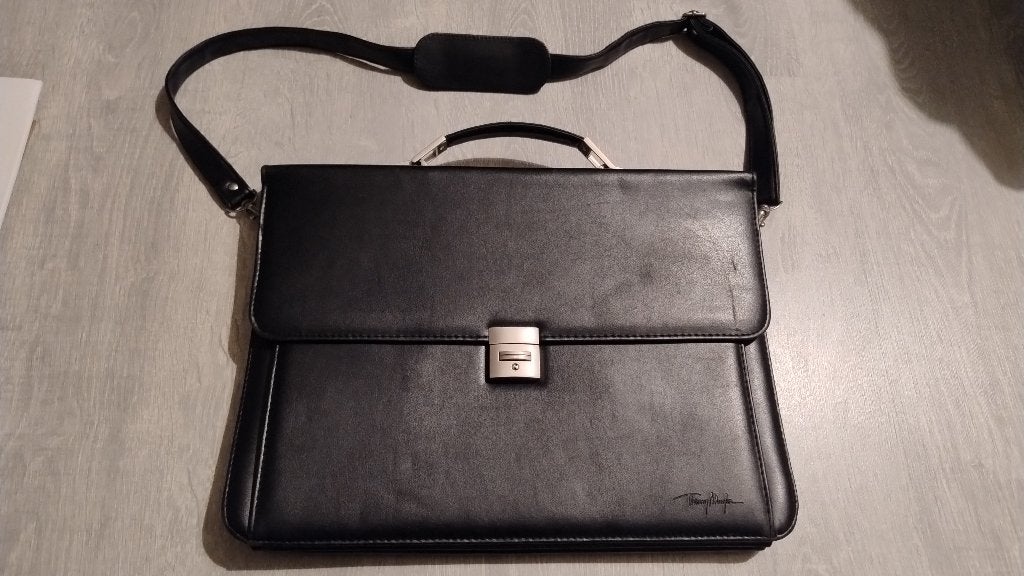 Zwarte leren tas nieuw Thierry Mugler, Overige merken, Zwart, Nieuw, Ophalen of Verzenden