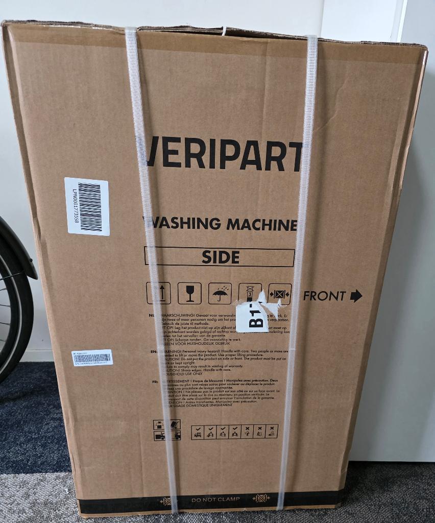 washing machines, Ophalen, 1200 tot 1600 toeren, Minder dan 85 cm, Nieuw