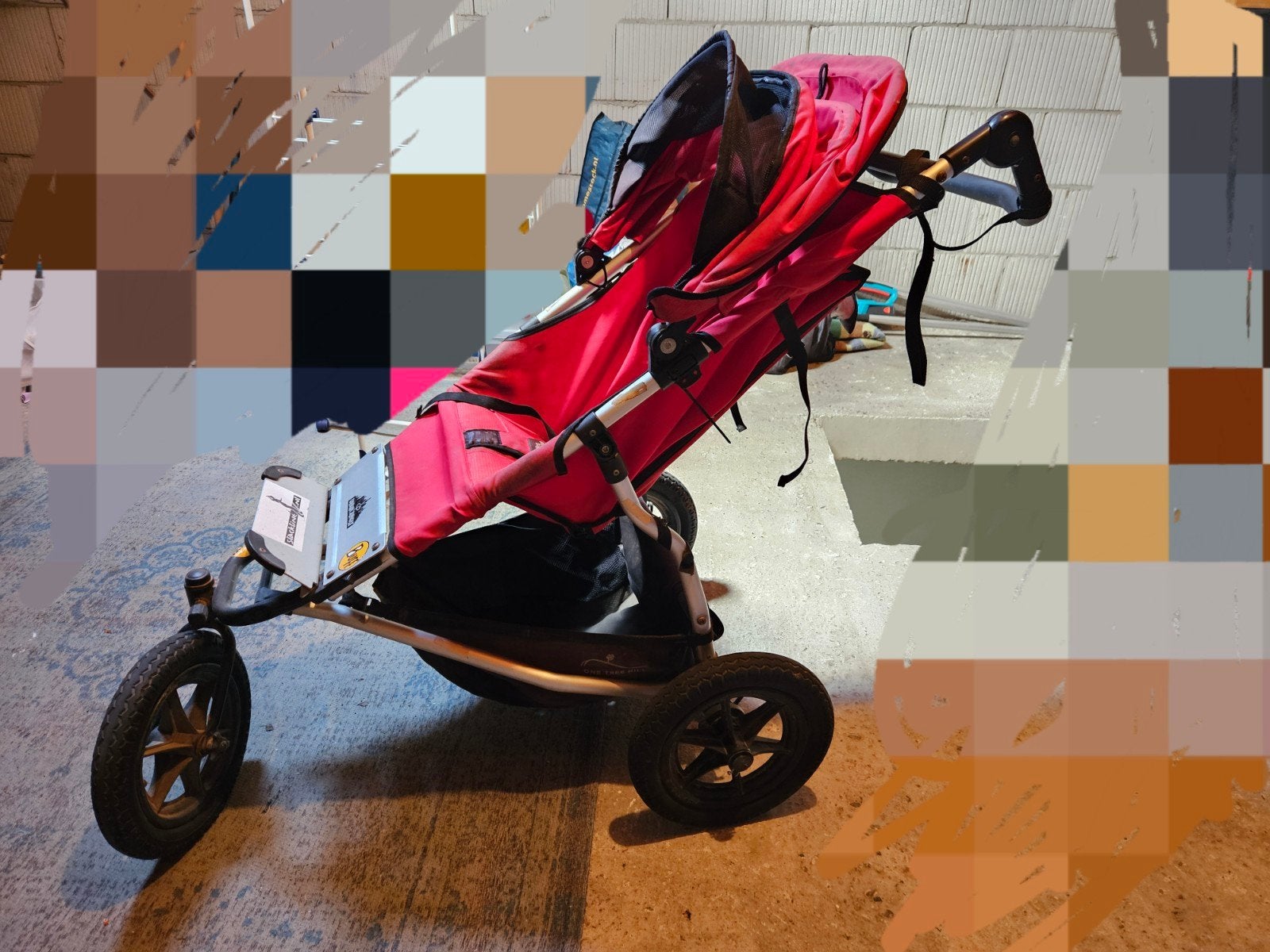 Robuuste urban jungle kinderwagen voor bos of hardlopen, Kinderen en Baby's, Kinderwagens en Combinaties, Gebruikt, Luchtbanden