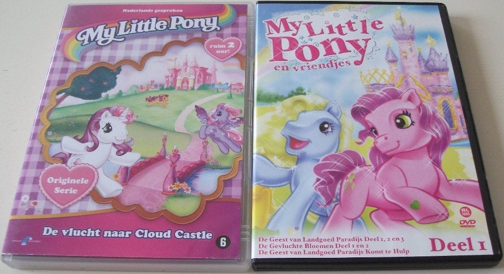 Dvd *** MY LITTLE PONY *** 2 stuks, Gebruikt, Tekenfilm, Ophalen of Verzenden, Alle leeftijden