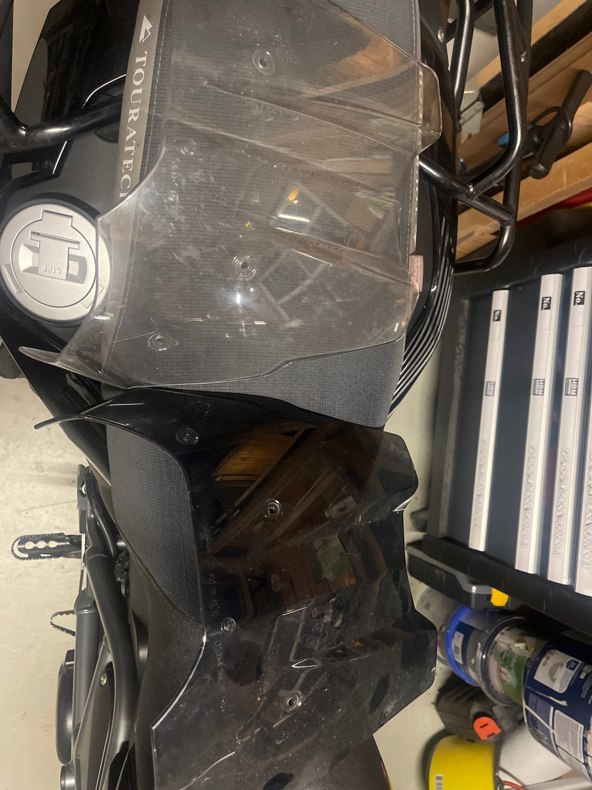 Bmw windscherm (f800gs), Ophalen, Gebruikt
