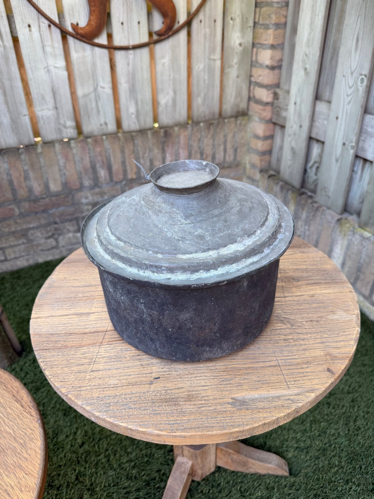 Hoffz Zinken Pot met Deksel - Vintage Decoratie, Antiek en Kunst, Ophalen