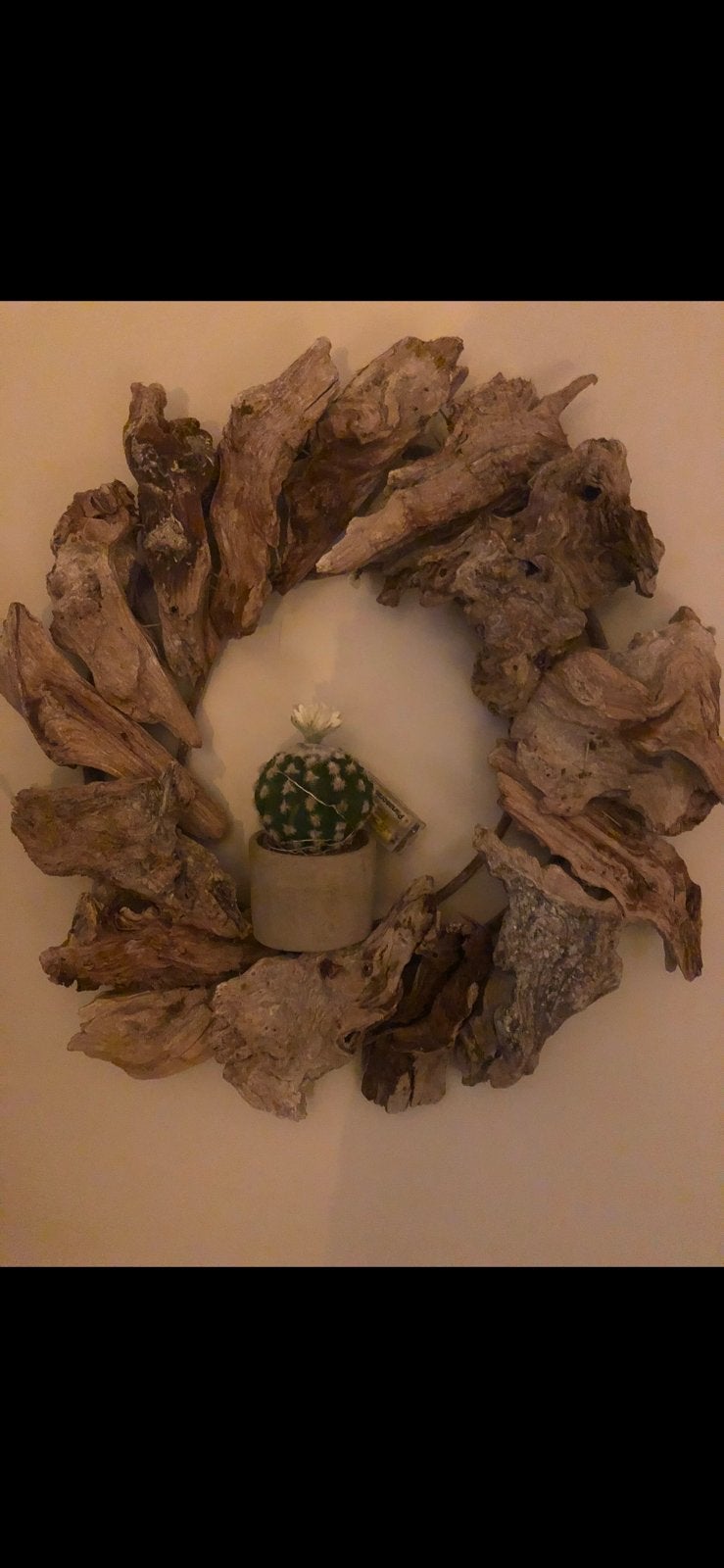 Krans hout, Ophalen of Verzenden, Zo goed als nieuw