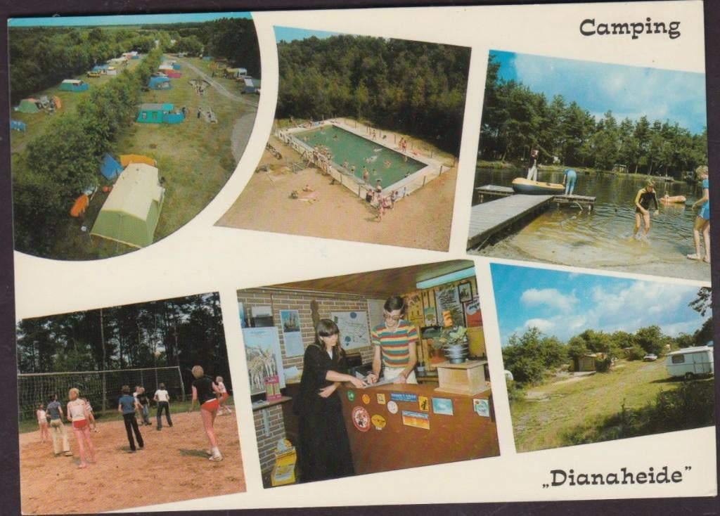 Amen 6 luik Camping Dianaheide 1983 Gelopen, Verzenden, 1980 tot heden, Ongelopen, Drenthe