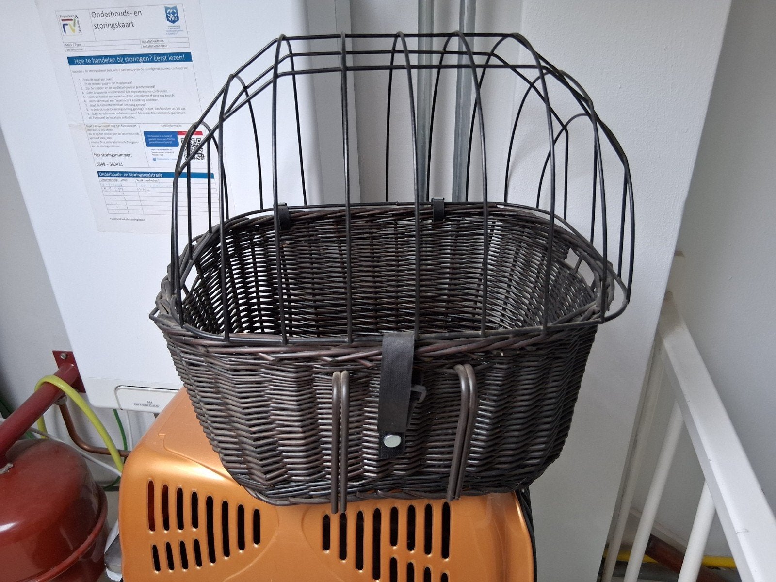 Fietsmand voor kleine hond - veilig en comfortabel, Fietsen en Brommers, Ophalen, Gebruikt, Overige typen, Minder dan 20 kg