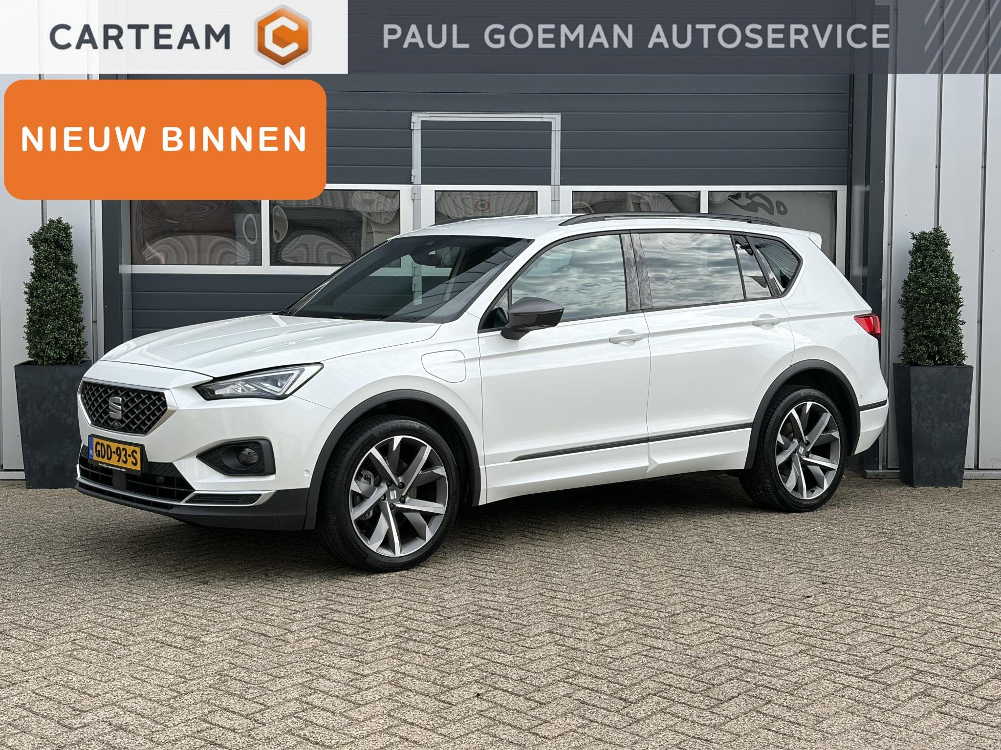 SEAT Tarraco 1.4 TSI e-Hybrid PHEV FR Business | LED | Keyle, 4 cilinders, Alcantara, Wit, Hybride Elektrisch/Benzine