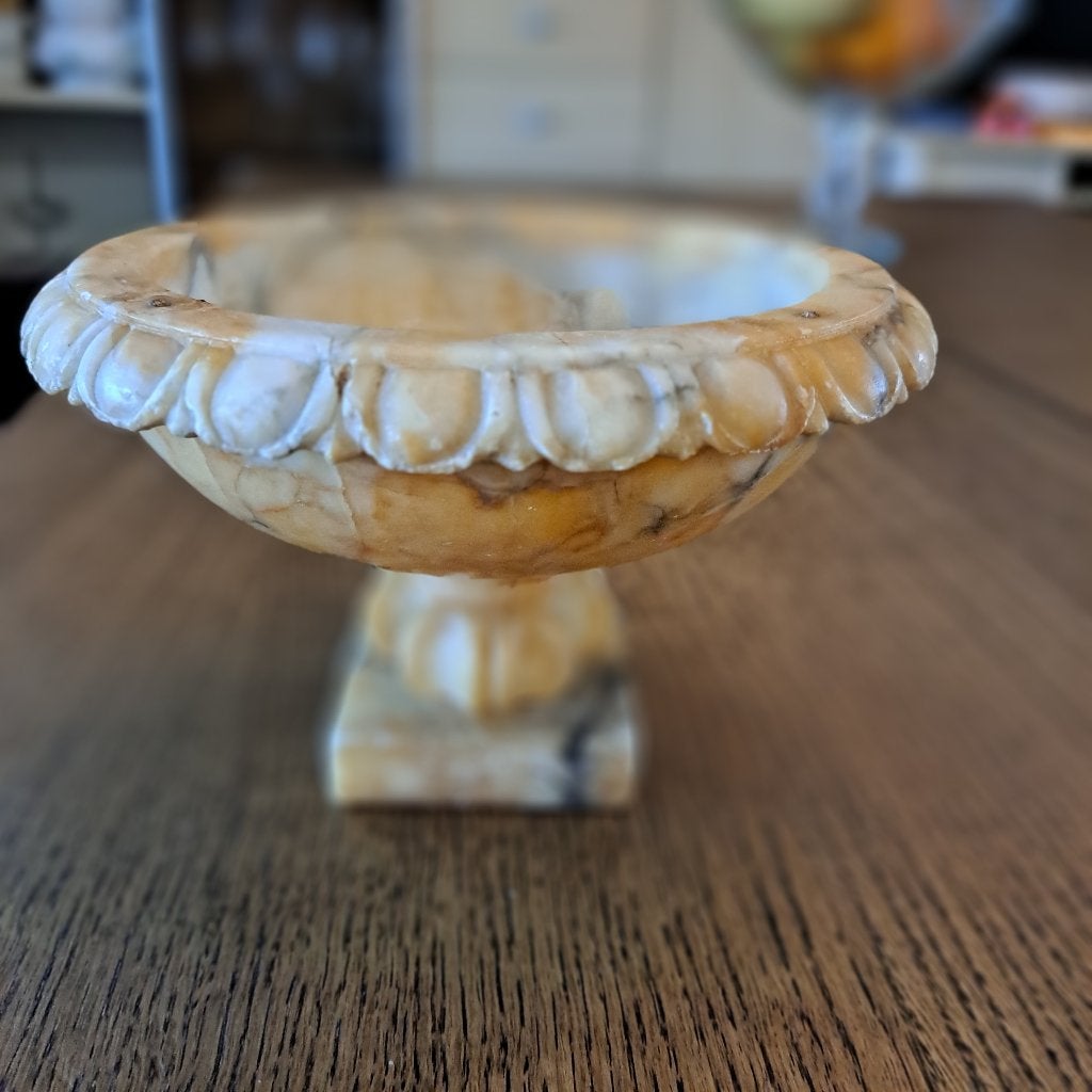 Italiaanse vintage albasten schaal, Ophalen of Verzenden