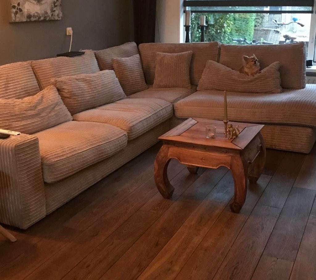 Lounge bank, Ophalen, Gebruikt, Stof