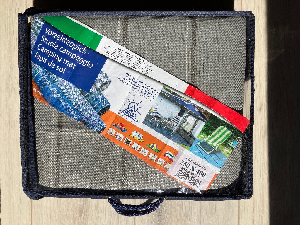 Arisol Vorzeltteppich 250x400 (Neu in geöffnete Verpackung), Ophalen, Nieuw