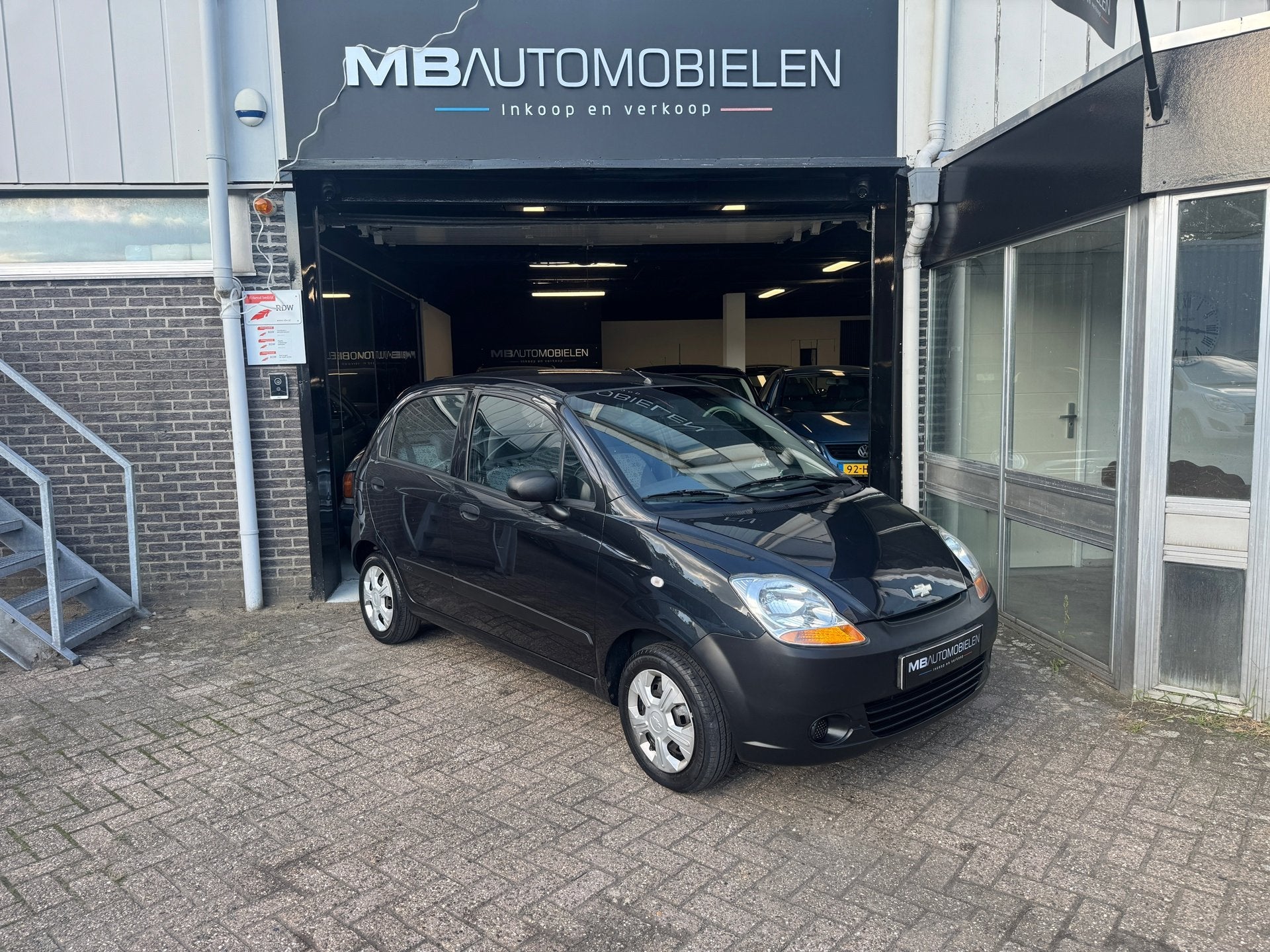 Chevrolet Matiz 0.8 Pure/5 Deurs/Nap/Apk/Zwart Metalic/85 DK, Euro 5, Gebruikt, Zwart, Origineel Nederlands