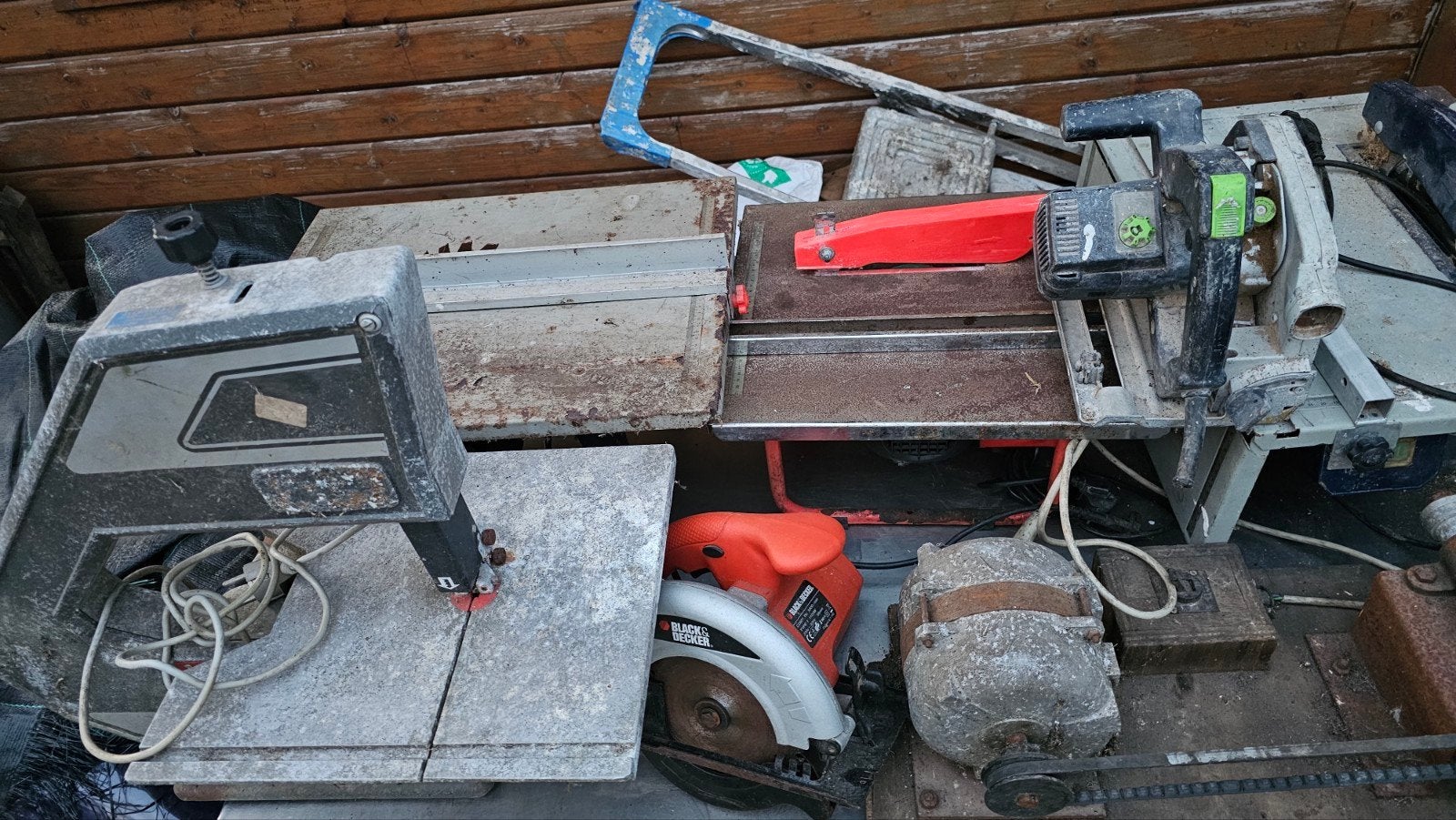 Partij zaag, slijp, schuur machines, Ophalen, Gebruikt, Afkortzaag, 30 tot 70 mm