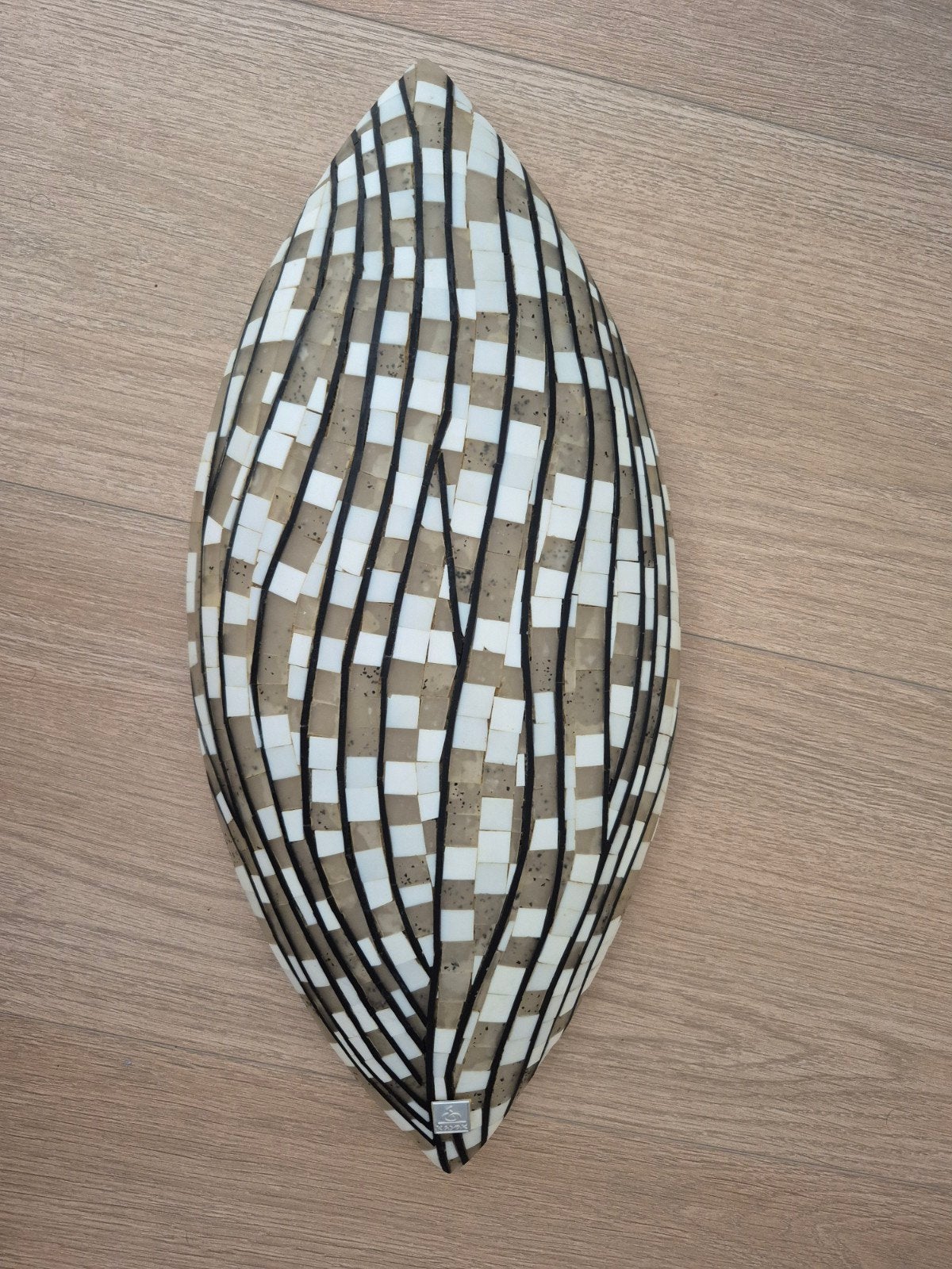 Kayak wanddecoratie mozaïek - 50 cm, Ophalen, Gebruikt