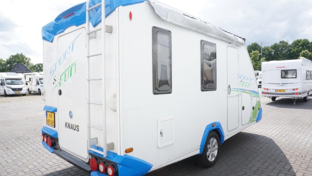 Knaus Sport en Fun 480 QL MOVER, HERZOG LUIFEL, Caravans en Kamperen, Caravans, Schokbreker, Bedrijf, Tot en met 3, 4 tot 5 meter