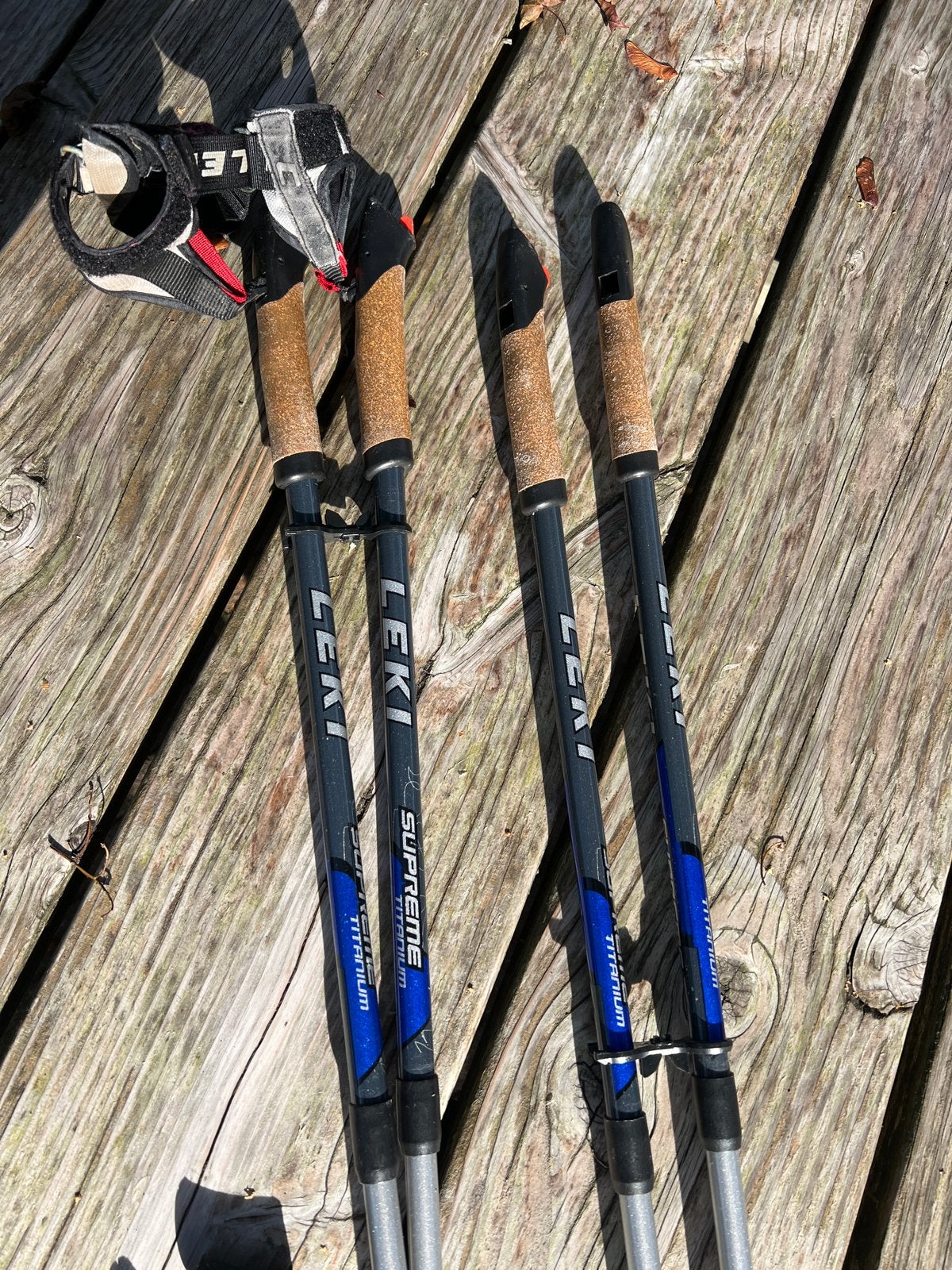 Leki Nordic Walking wandelstokken met LEKI Trigger-systeem, Diversen, Ophalen of Verzenden