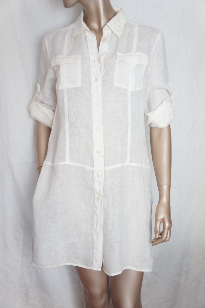 MARC O'POLO blouse maat 36 LINEN, Kleding | Dames, Blouses en Tunieken, Verzenden, Zo goed als nieuw, Maat 36 (S)