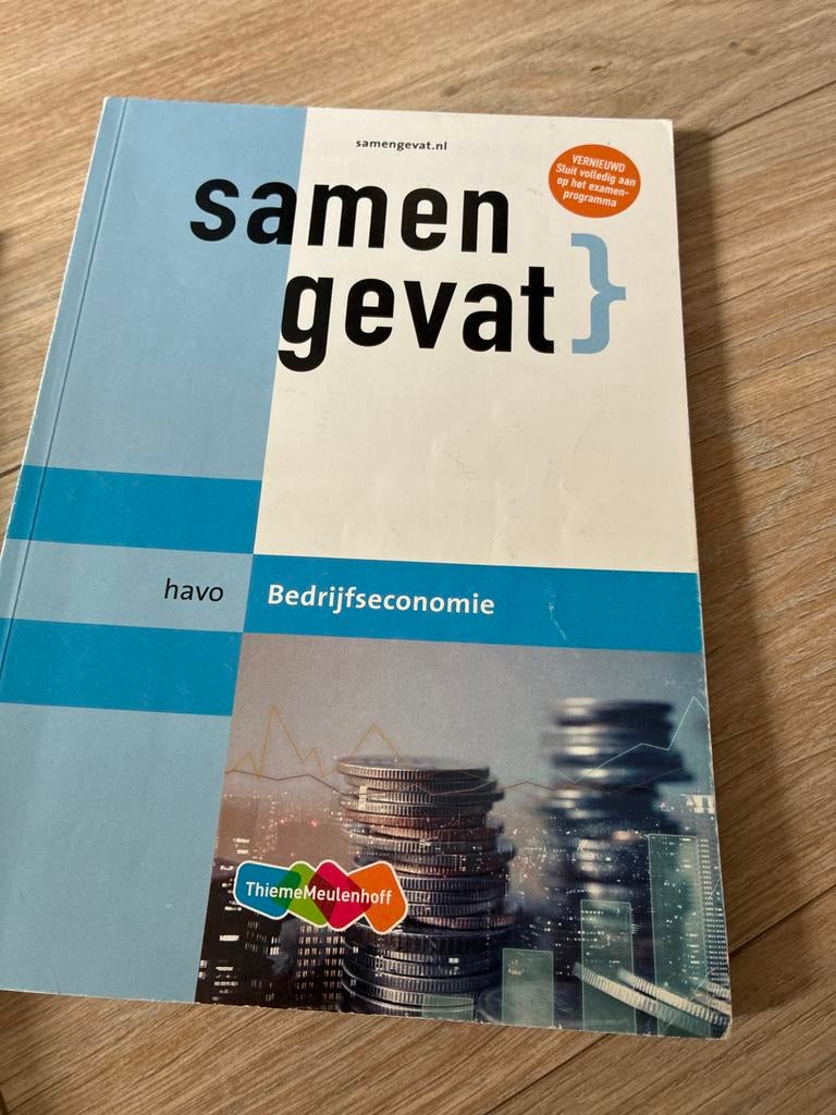 Samengevat havo Bedrijfseconomie - ThiemeMeulenhoff, Ophalen, Gamma, Zo goed als nieuw, Overige niveaus