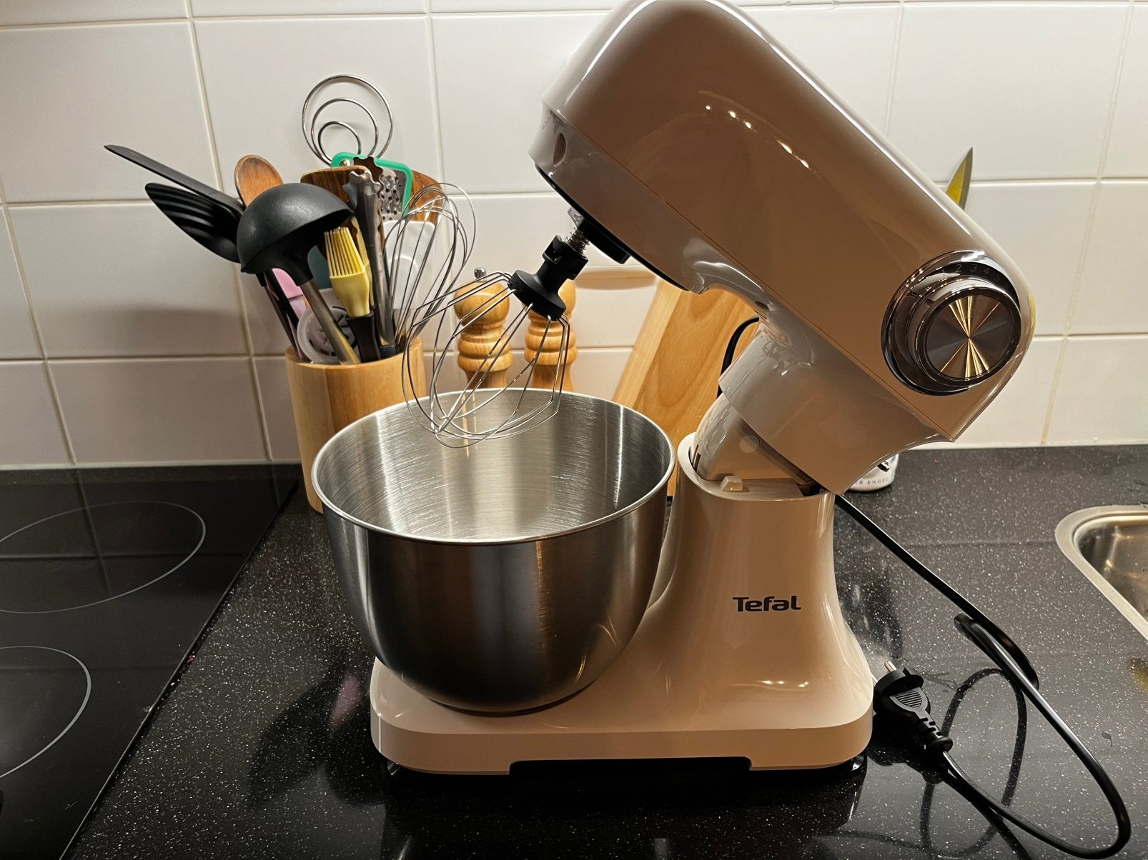 TEFAL keukenmachine, Ophalen, Zo goed als nieuw, Vaatwasserbestendig, 3 snelheden of meer