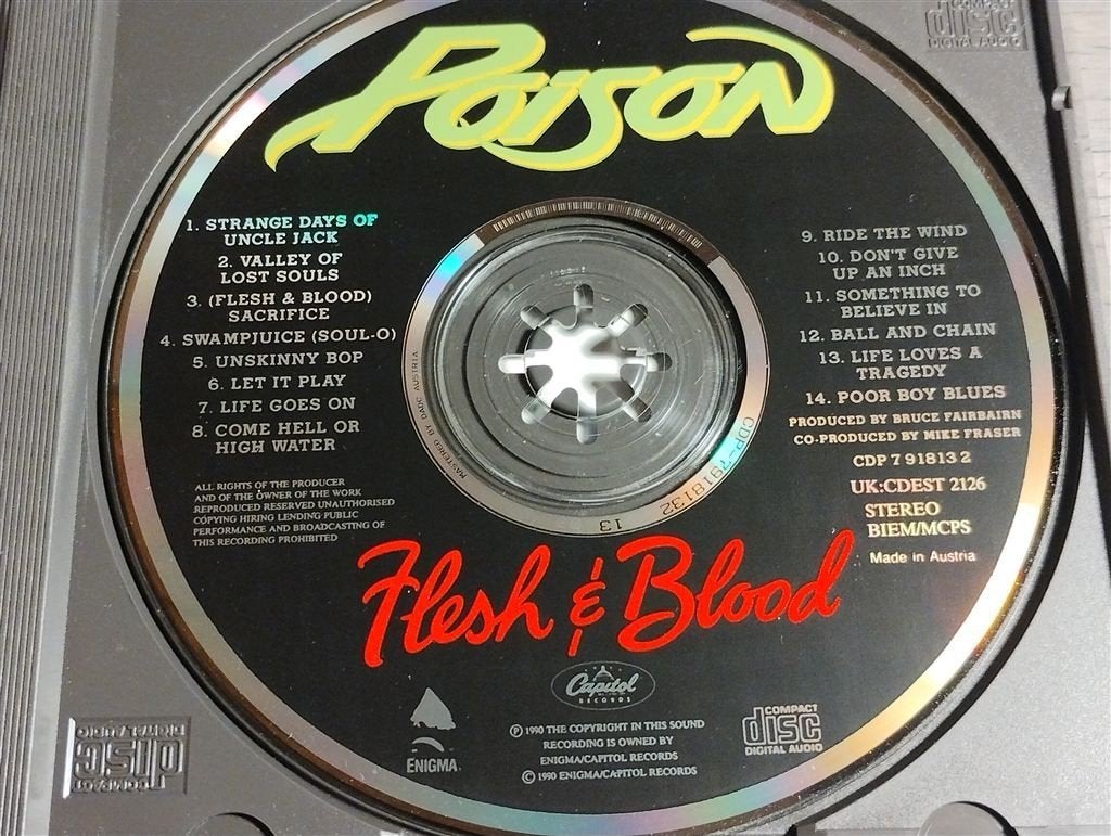 Poison - Flesh & Blood, Ophalen of Verzenden, Zo goed als nieuw