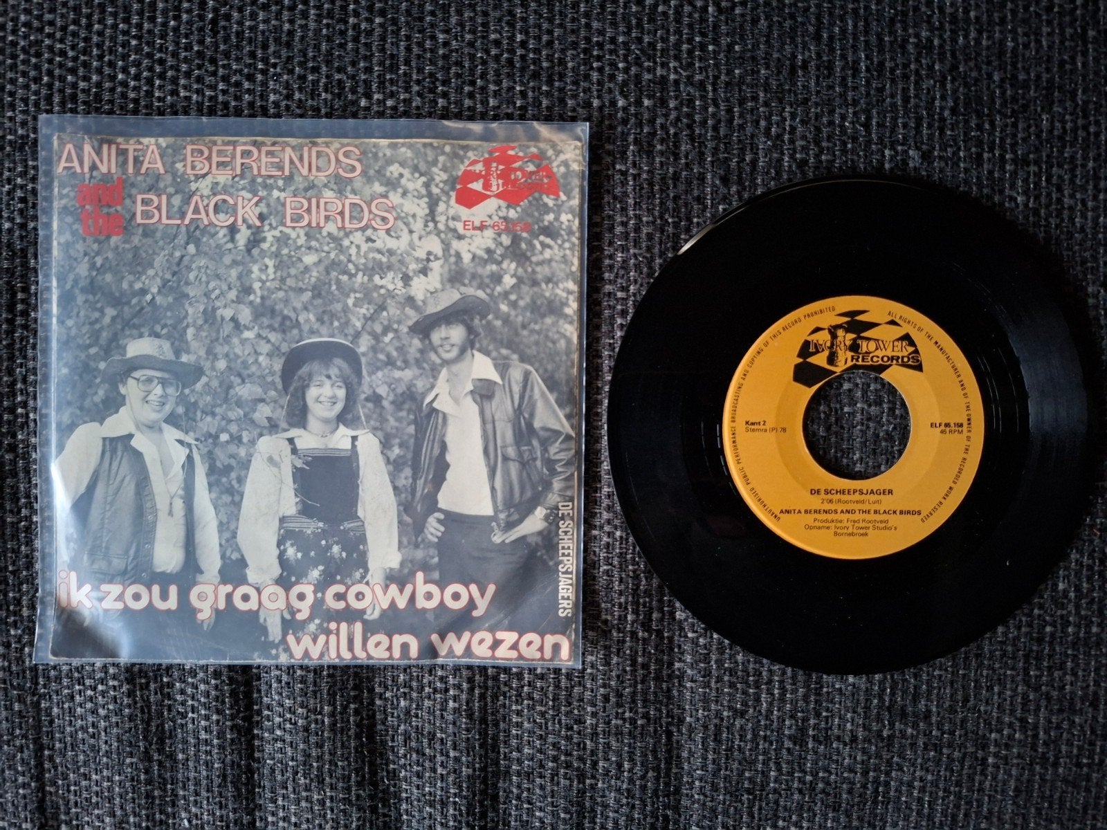 anita berends - ik zou graag cowboy willen wezen / de scheep, Ophalen of Verzenden, Zo goed als nieuw, Overige formaten, Levenslied of Smartlap