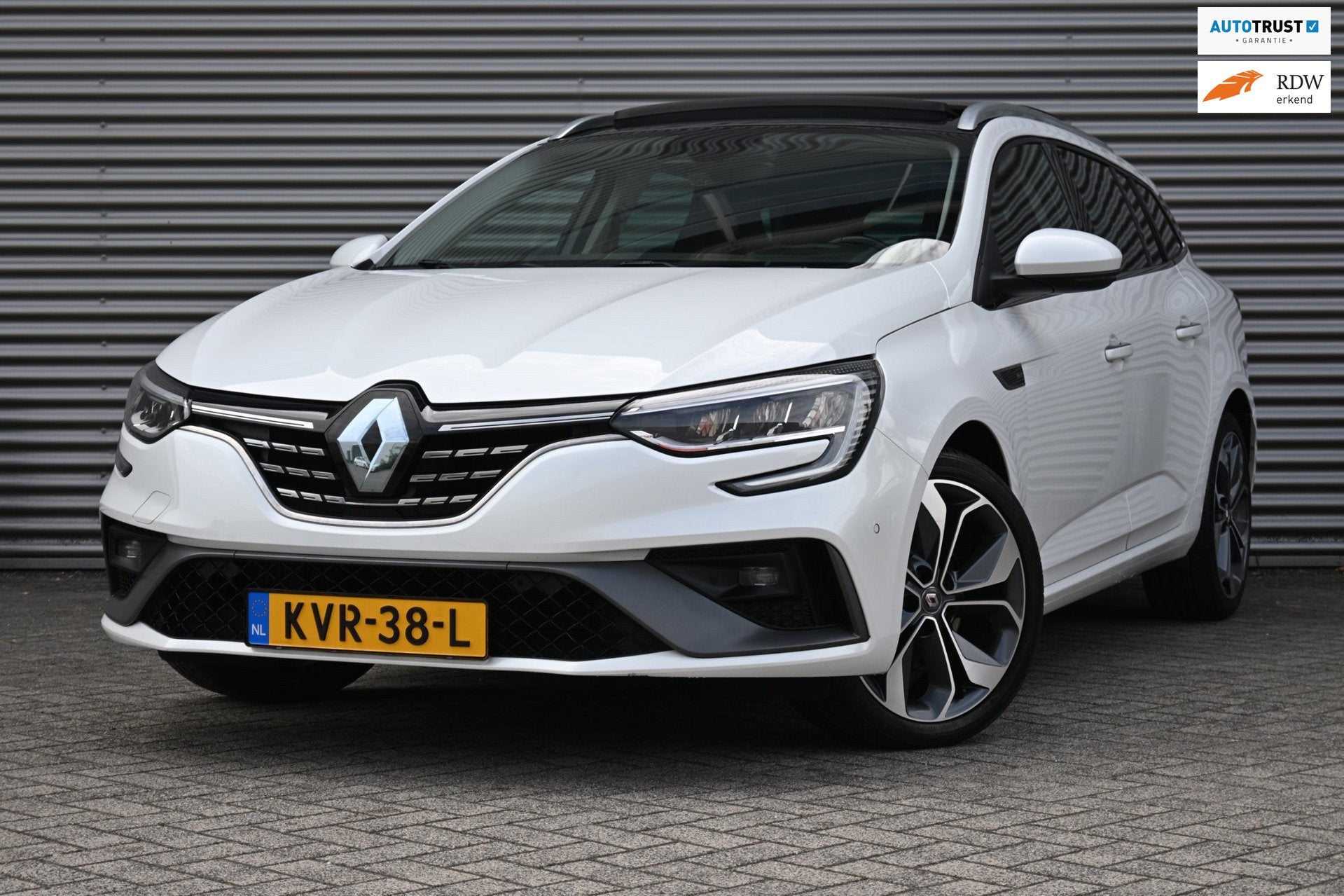 Renault Mégane Estate 1.3 TCe 160-PK R.S. Line, Airco, Ecc,, Stof, Gebruikt, 160 pk, Wit