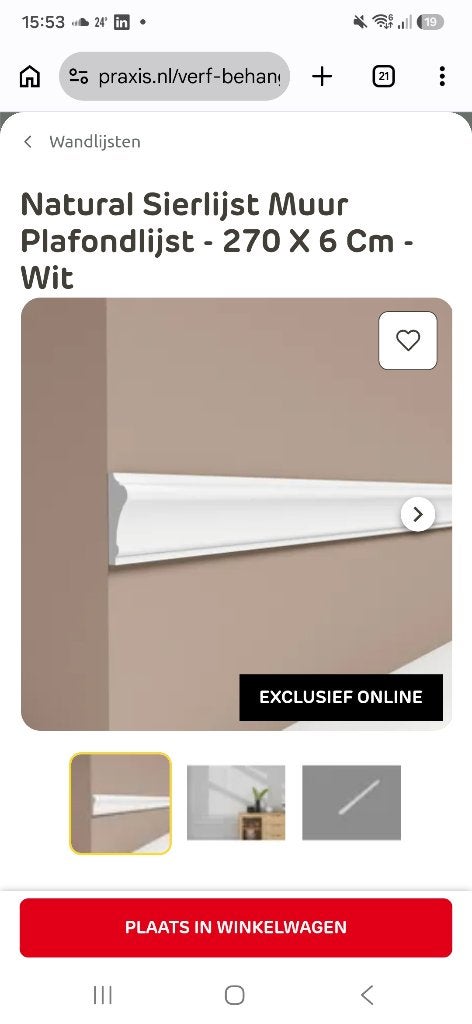 Sierlijst, Ophalen, Overige typen, Nieuw, Wit
