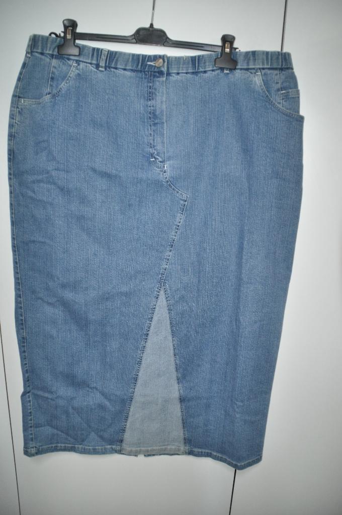 MZ50 Spijkerrok maat 52, Kleding | Dames, Grote Maten, Ophalen of Verzenden, Zo goed als nieuw, Blauw, Rok