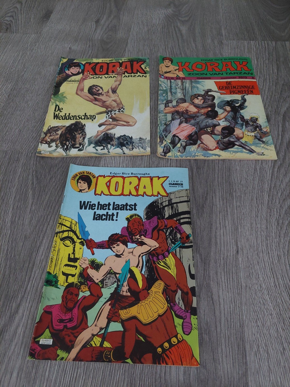 vintage Korzak  comics, Amerika, Verzenden, Zo goed als nieuw, Meerdere comics
