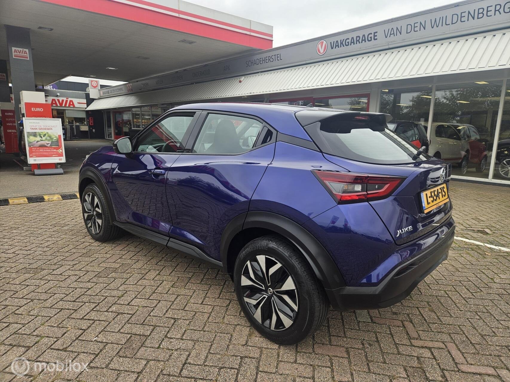 Nissan Juke 1.0 DIG-T Enigma, Auto's, Voorwielaandrijving, Euro 6, Blauw, Origineel Nederlands