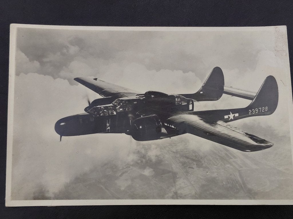 Northrop F-61, Black Widow, 2e wereld oorlog, ongelopen., Verzenden, 1940 tot 1960, Ongelopen, Voertuig