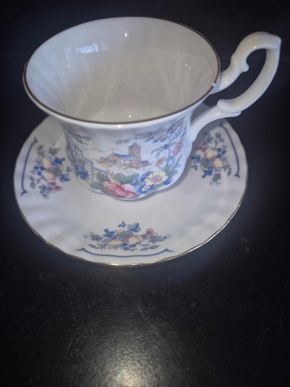 royal albert nonamed porselein, Ophalen of Verzenden, Gebruikt, Porselein, Kop en/of schotel
