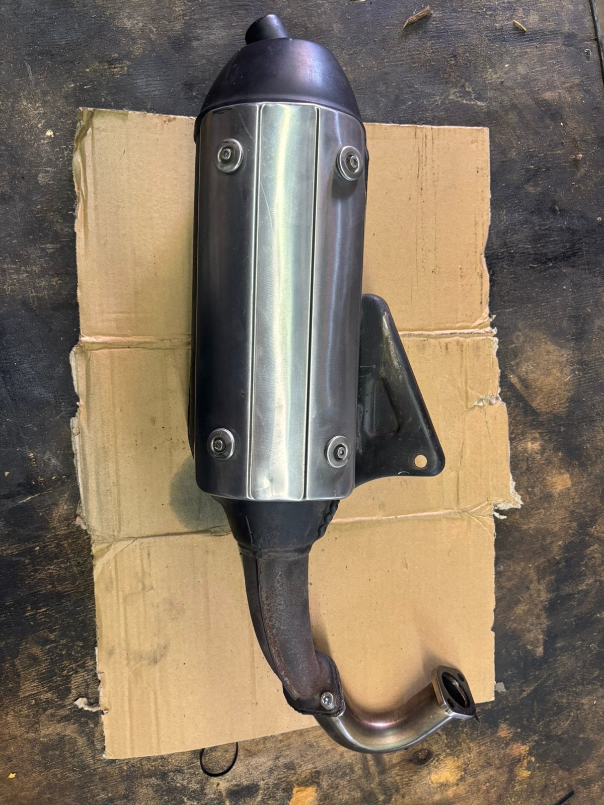 180 uitlaat te koop gilera piaggio 125/150172/180cc, Ophalen, Zo goed als nieuw, Uitlaat, Piaggio