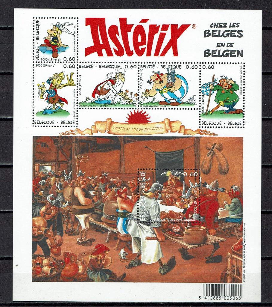 postzegels België Asterix  Michel B104, Postzegels en Munten, Frankeerzegel, Ophalen of Verzenden, Postfris, Overig